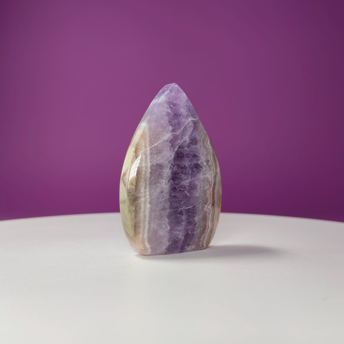 Amethyst/Agate Flame Carving