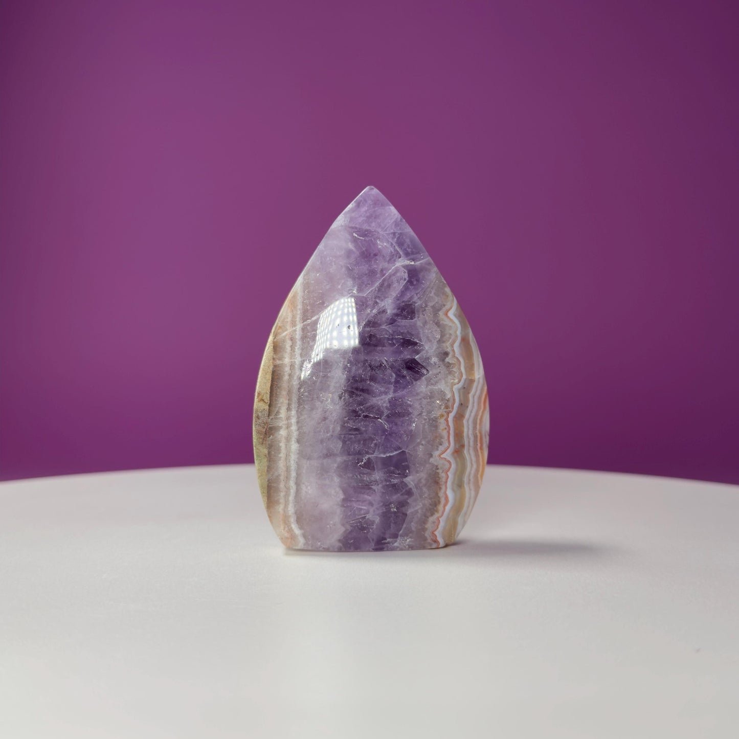 Amethyst/Agate Flame Carving