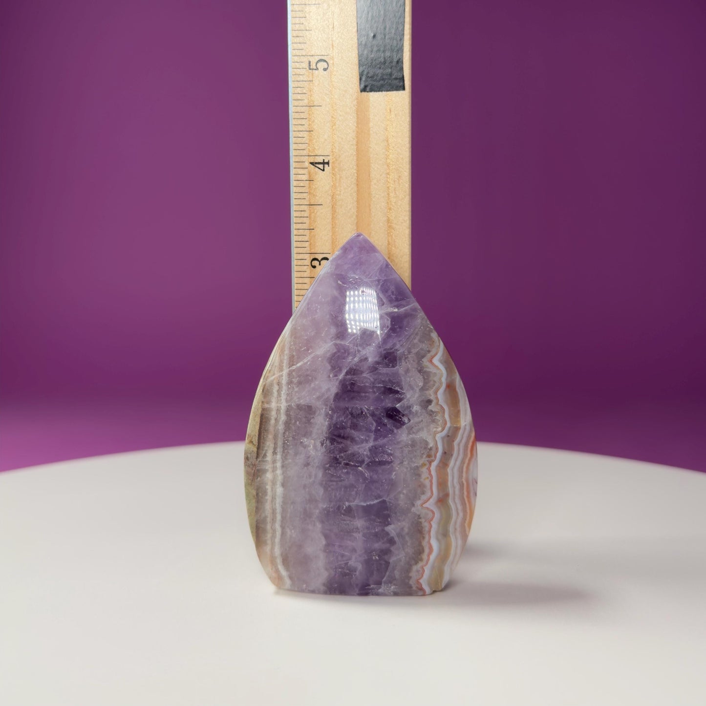 Amethyst/Agate Flame Carving
