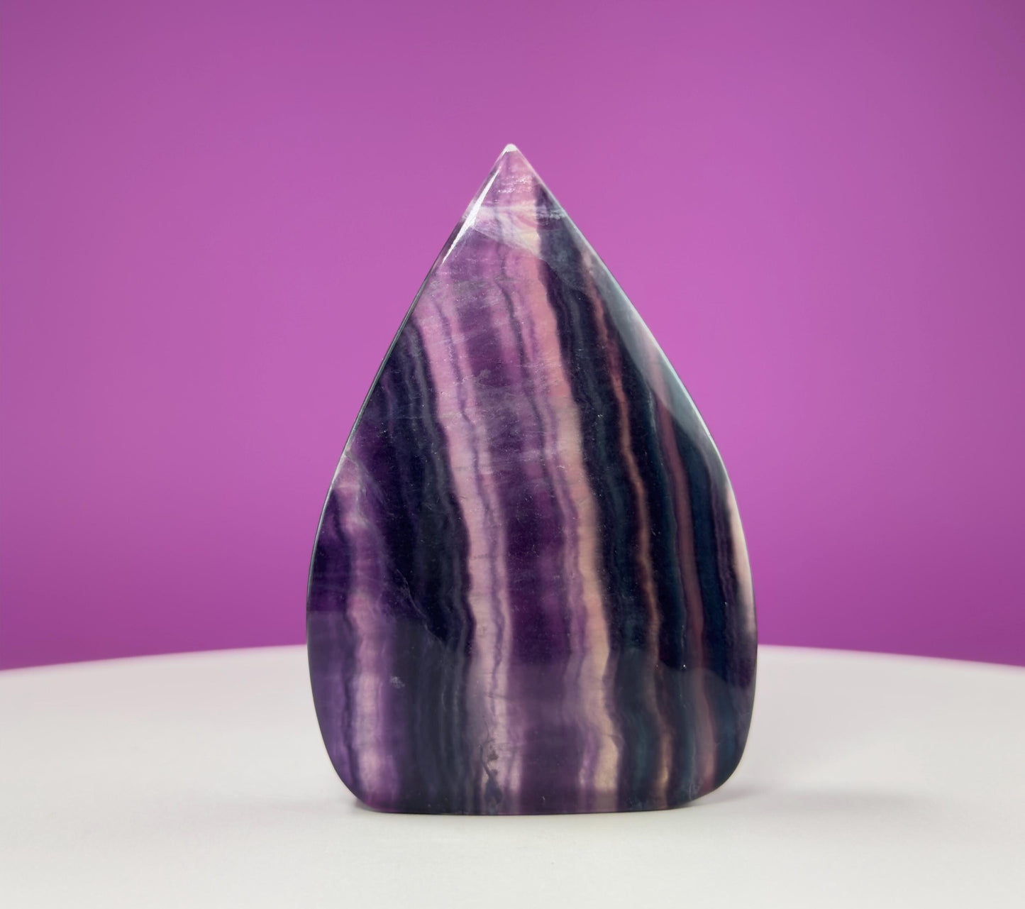 Fluorite Tear Drop Carving