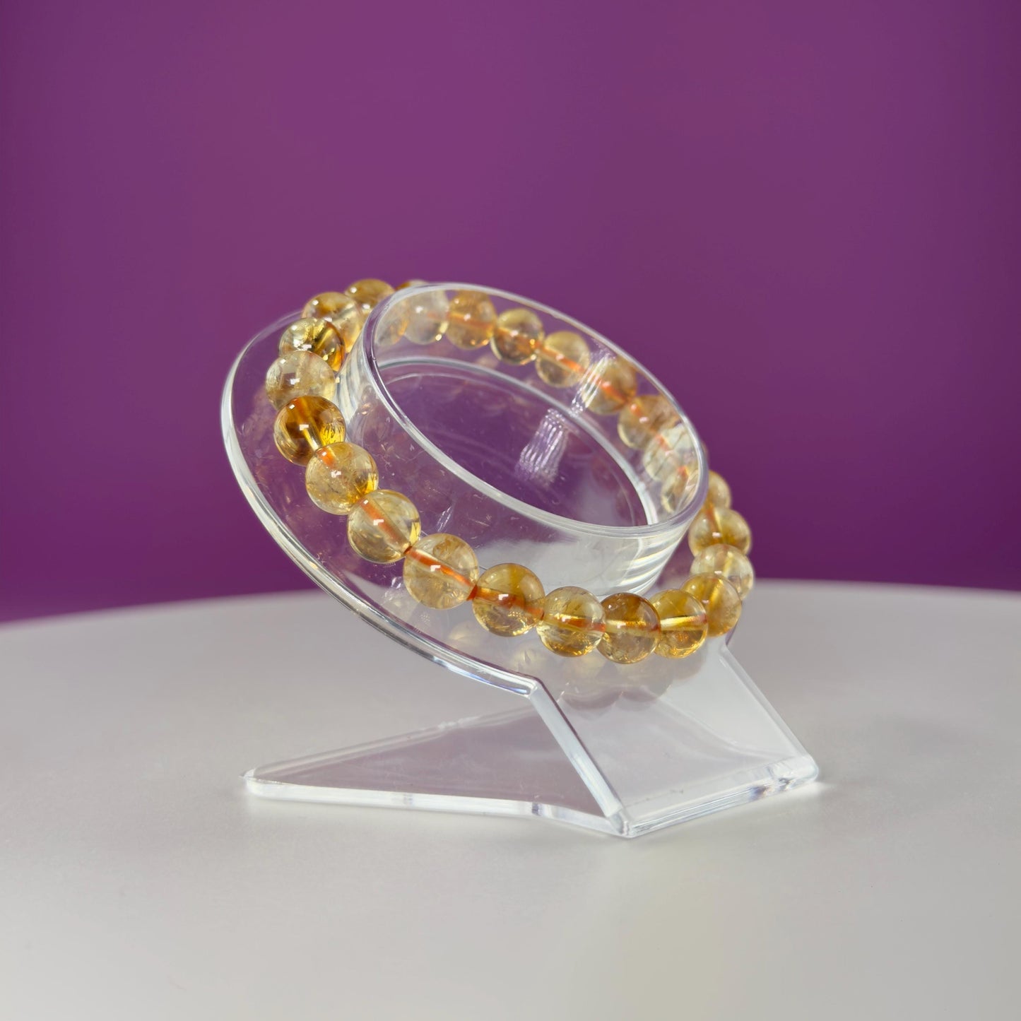 Citrine Bracelet-8 Millimeter Beads