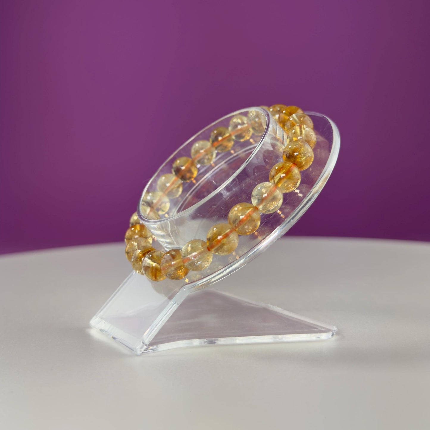 Citrine Bracelet-8 Millimeter Beads