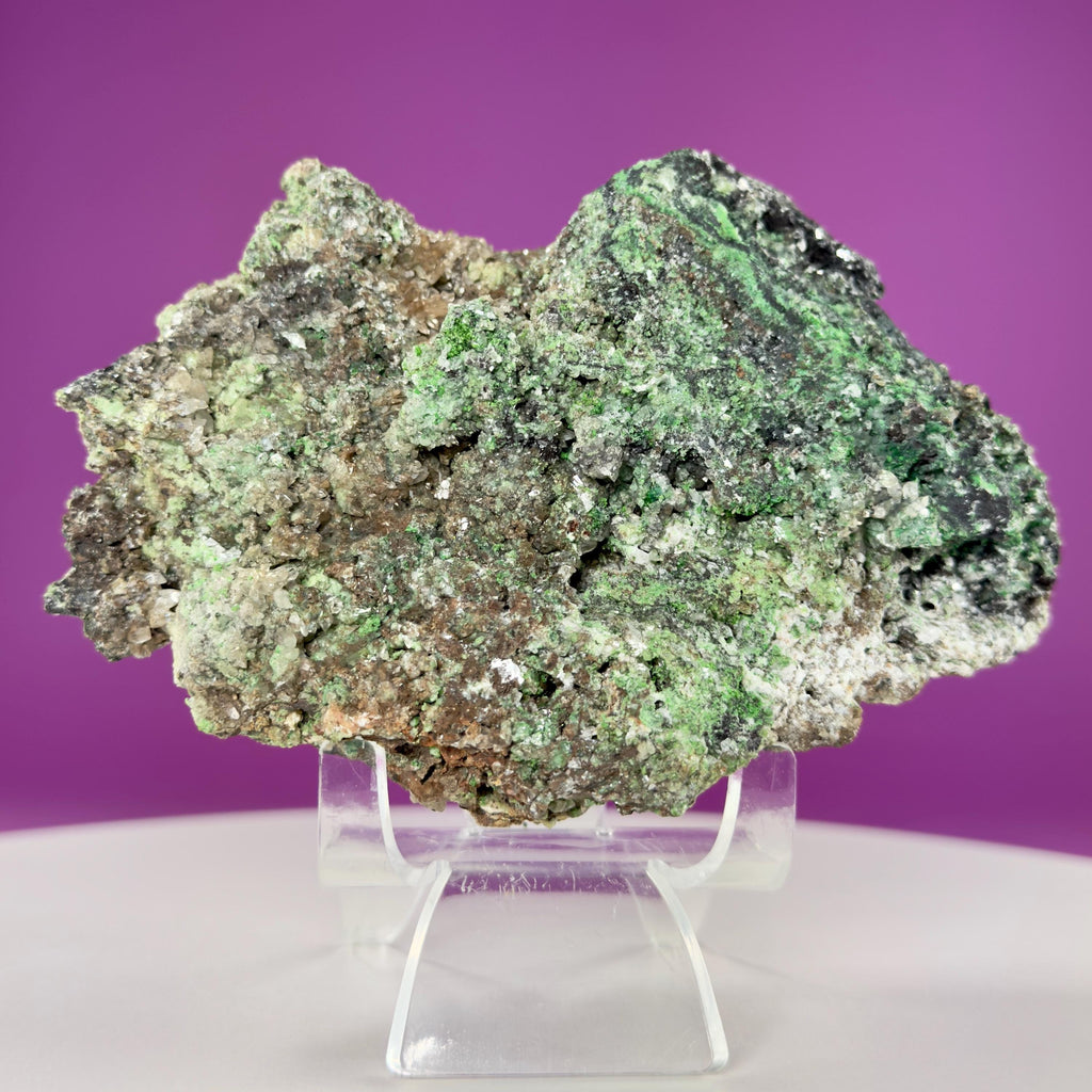 Conichalcite Specimen (Mexico) (Includes Stand)