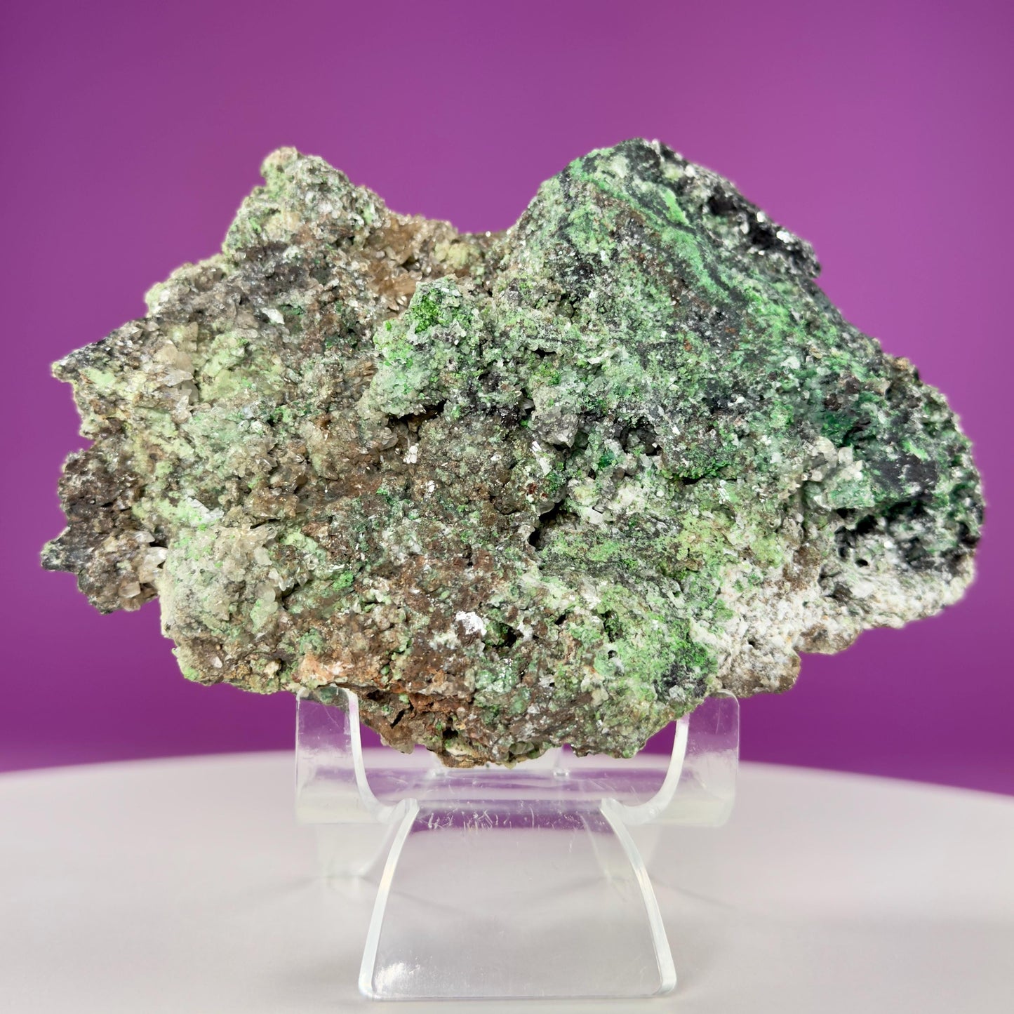 Conichalcite Specimen (Mexico) (Includes Stand)