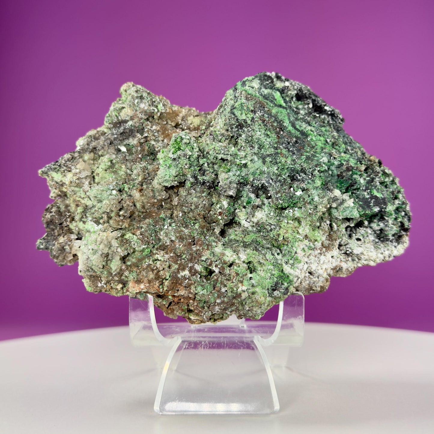 Conichalcite Specimen (Mexico) (Includes Stand)