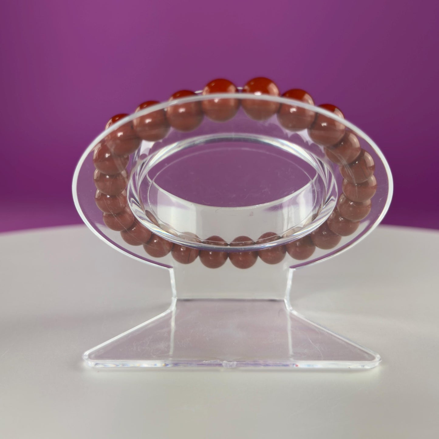Red Jasper Bracelet-8 Millimeter Beads