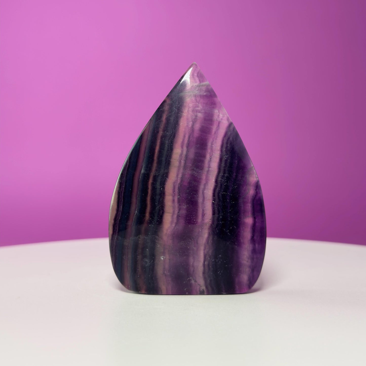 Fluorite Tear Drop Carving
