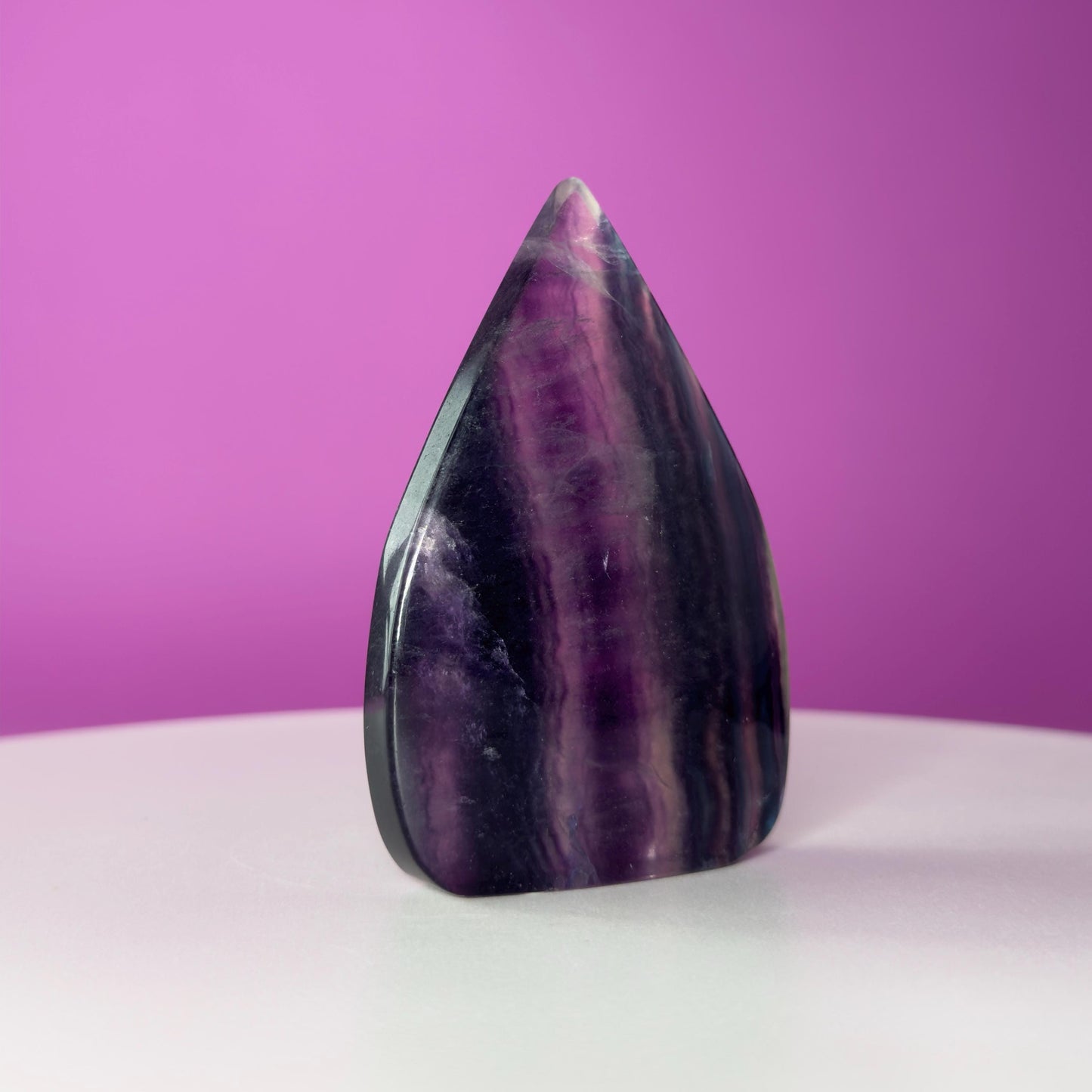 Fluorite Tear Drop Carving