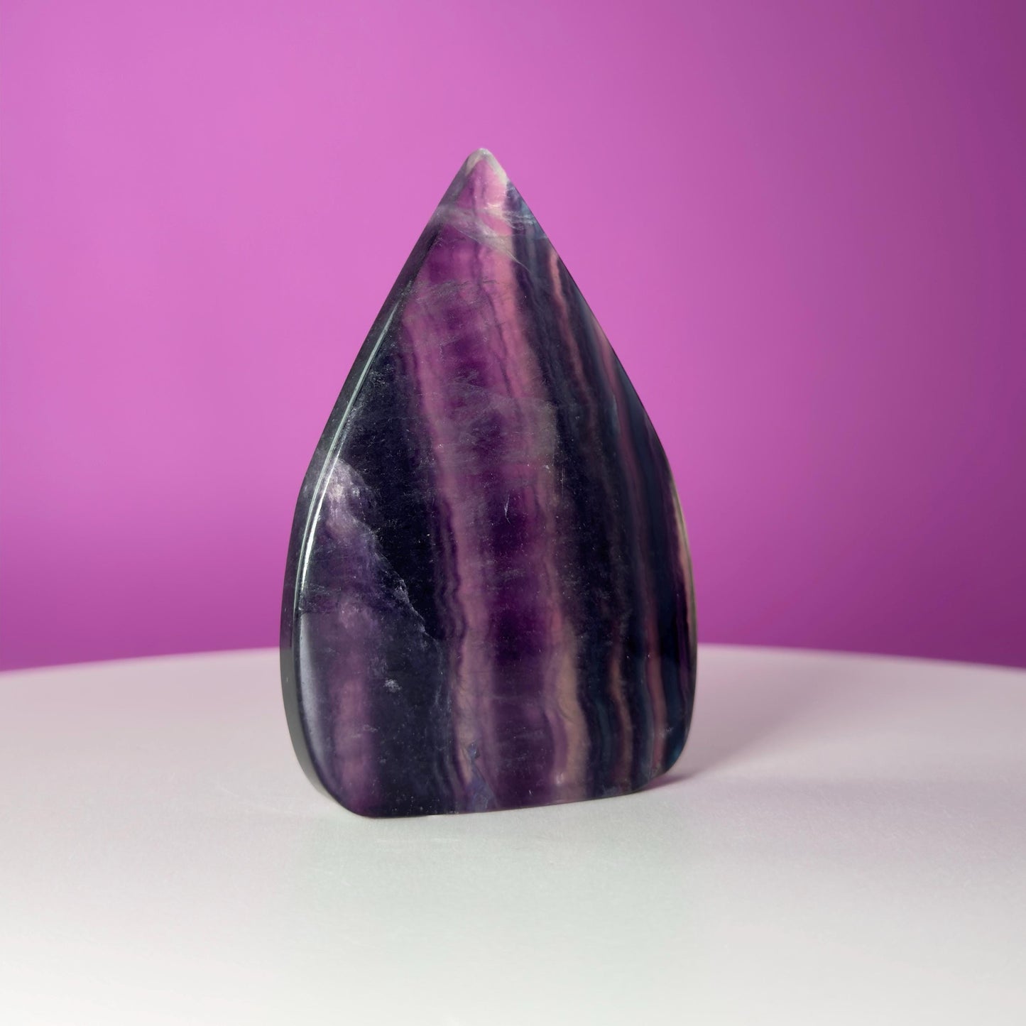 Fluorite Tear Drop Carving