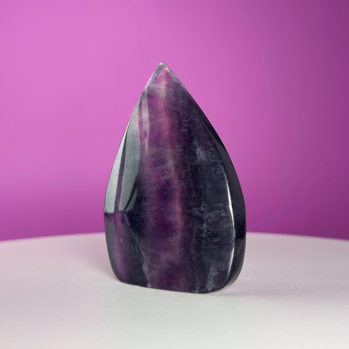 Fluorite Tear Drop Carving