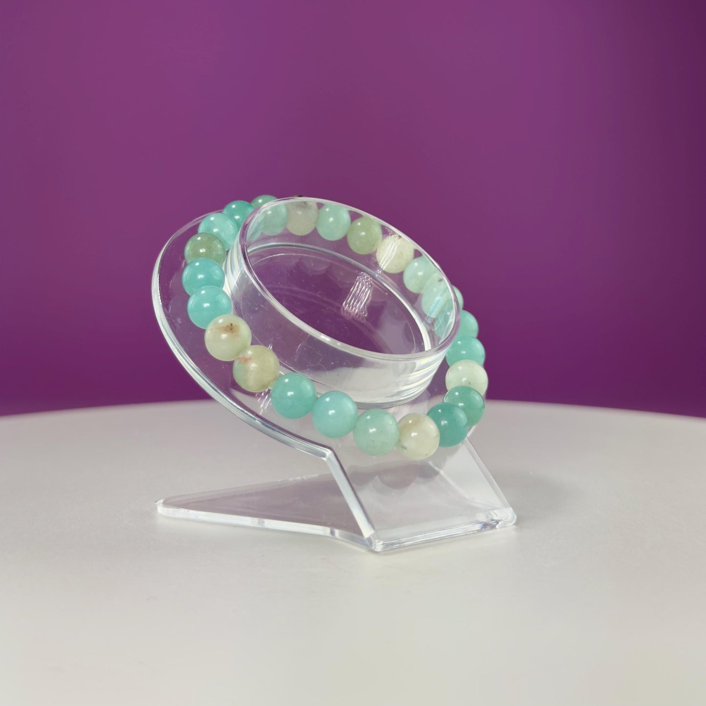 Caribbean Calcite Bracelet-8 Millimeter Beads