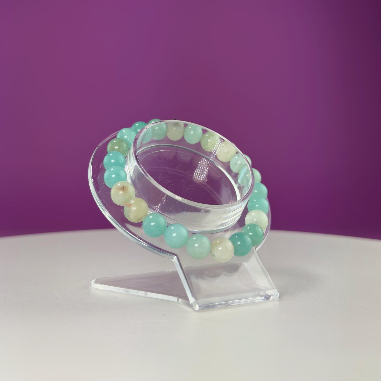 Caribbean Calcite Bracelet-8 Millimeter Beads