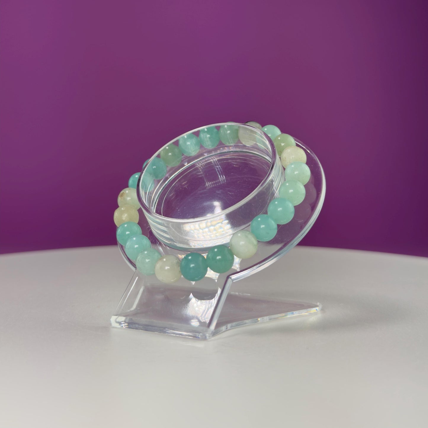 Caribbean Calcite Bracelet-8 Millimeter Beads