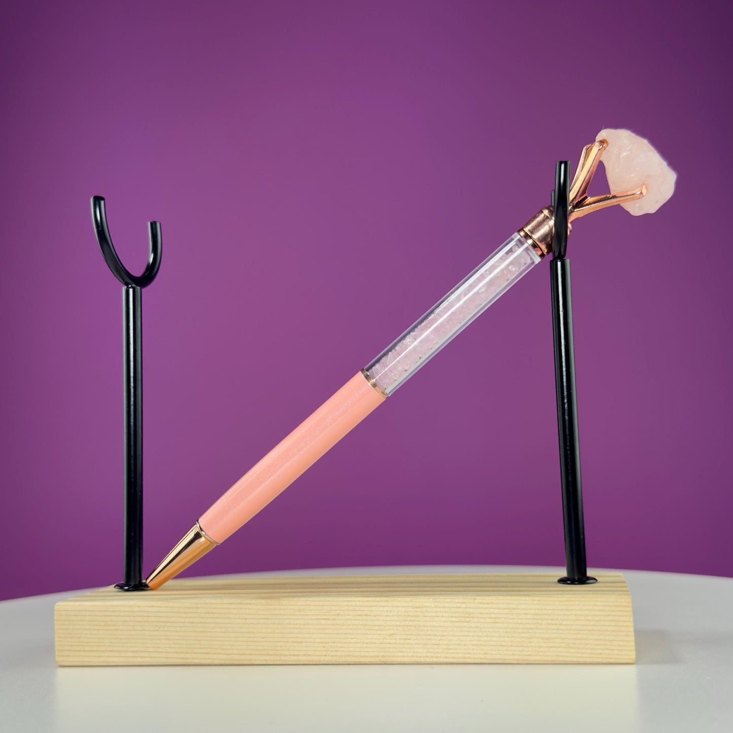 Crystal Gemstone Pen for Writing & Manifestation | Healing Crystal Pen Gift (Refill Included)