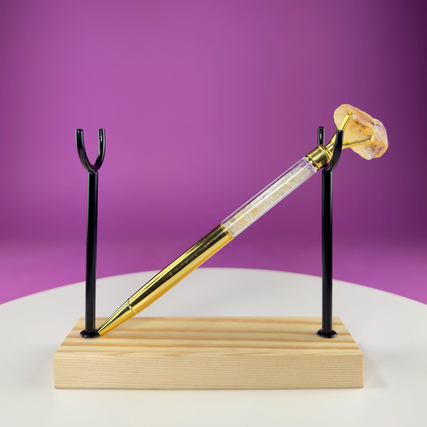 Crystal Gemstone Pen for Writing & Manifestation | Healing Crystal Pen Gift (Refill Included)