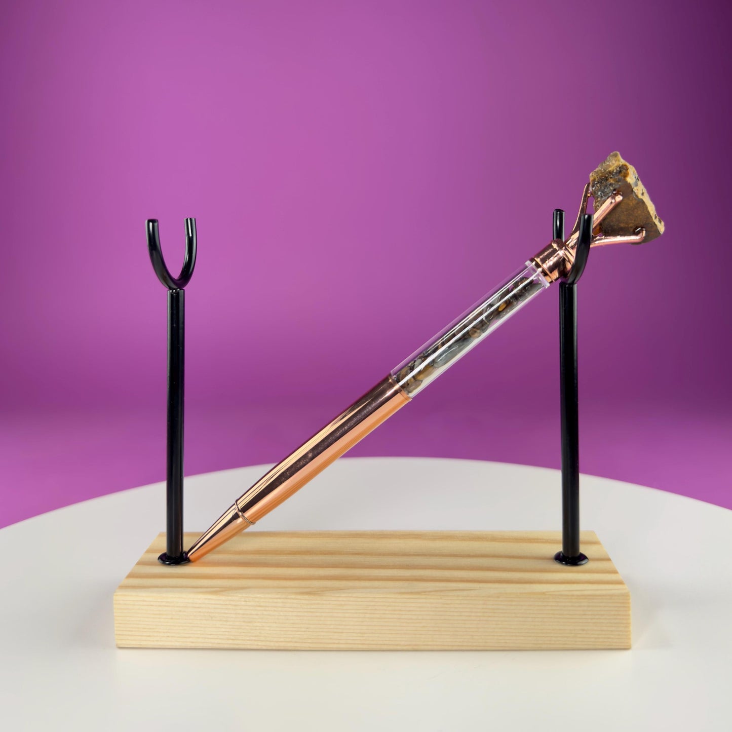 Crystal Gemstone Pen for Writing & Manifestation | Healing Crystal Pen Gift (Refill Included)