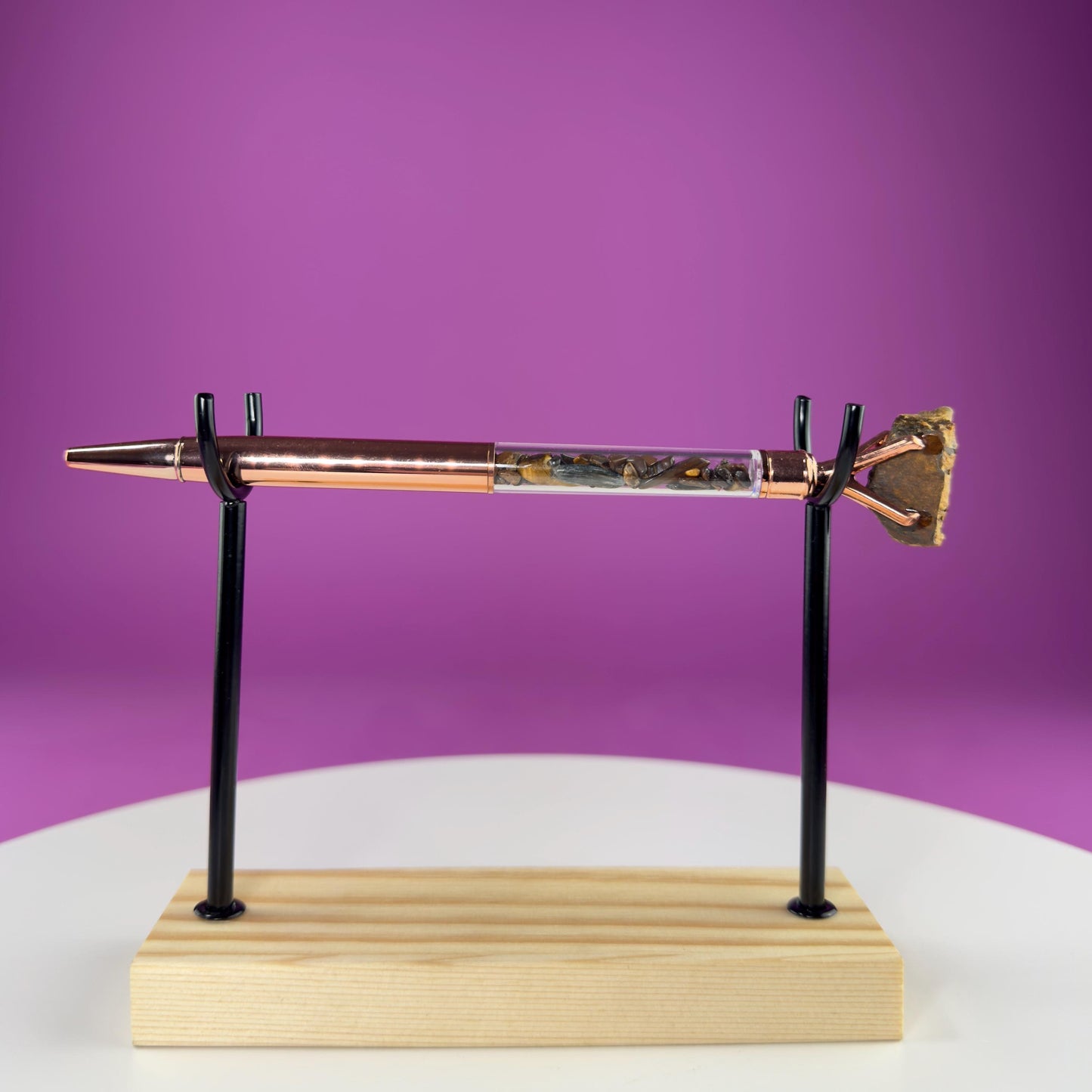 Crystal Gemstone Pen for Writing & Manifestation | Healing Crystal Pen Gift (Refill Included)