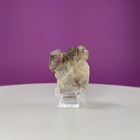 Smoky Quartz Elestial Specimen (Includes Acrylic Stand)