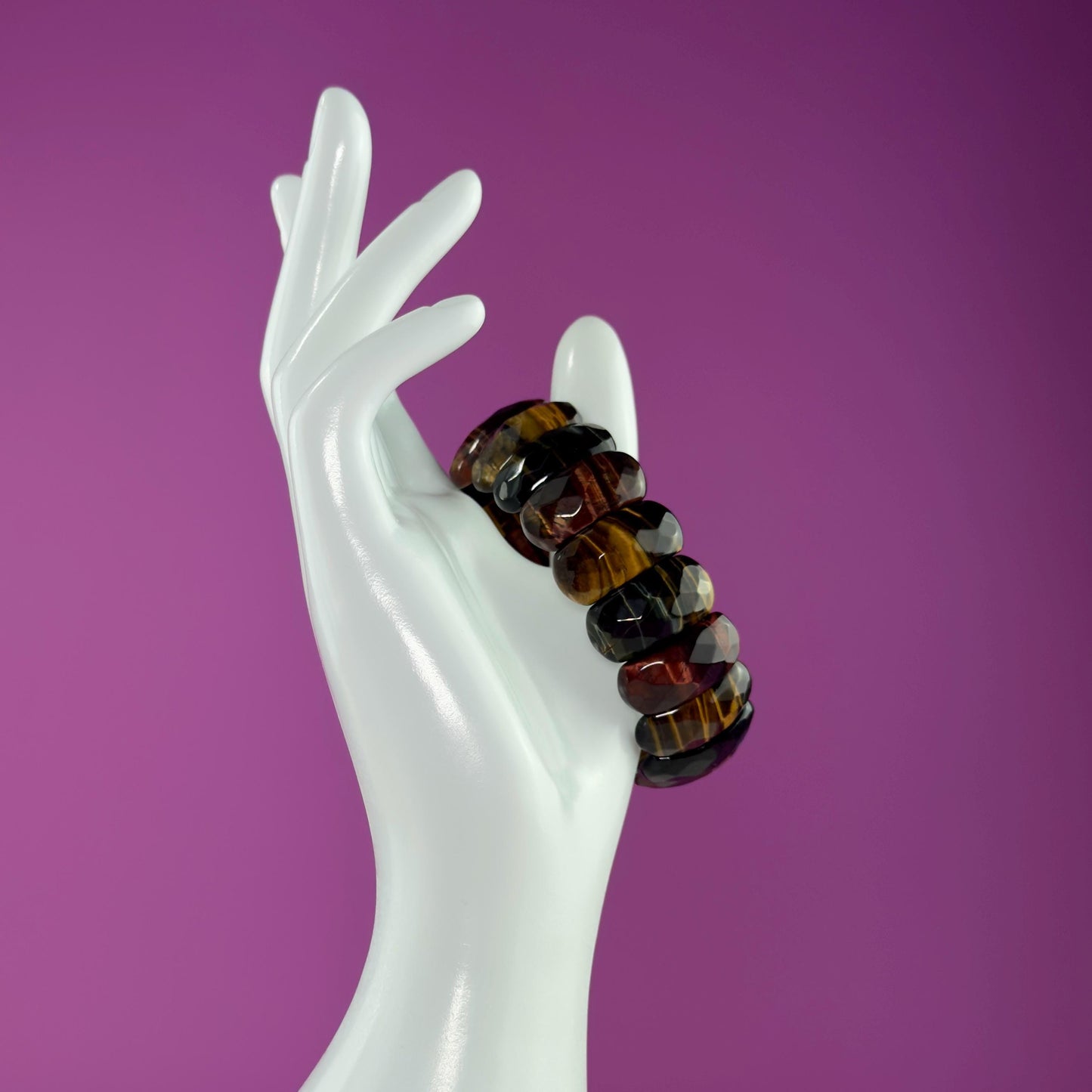 Colorful Tiger Eye Bangle