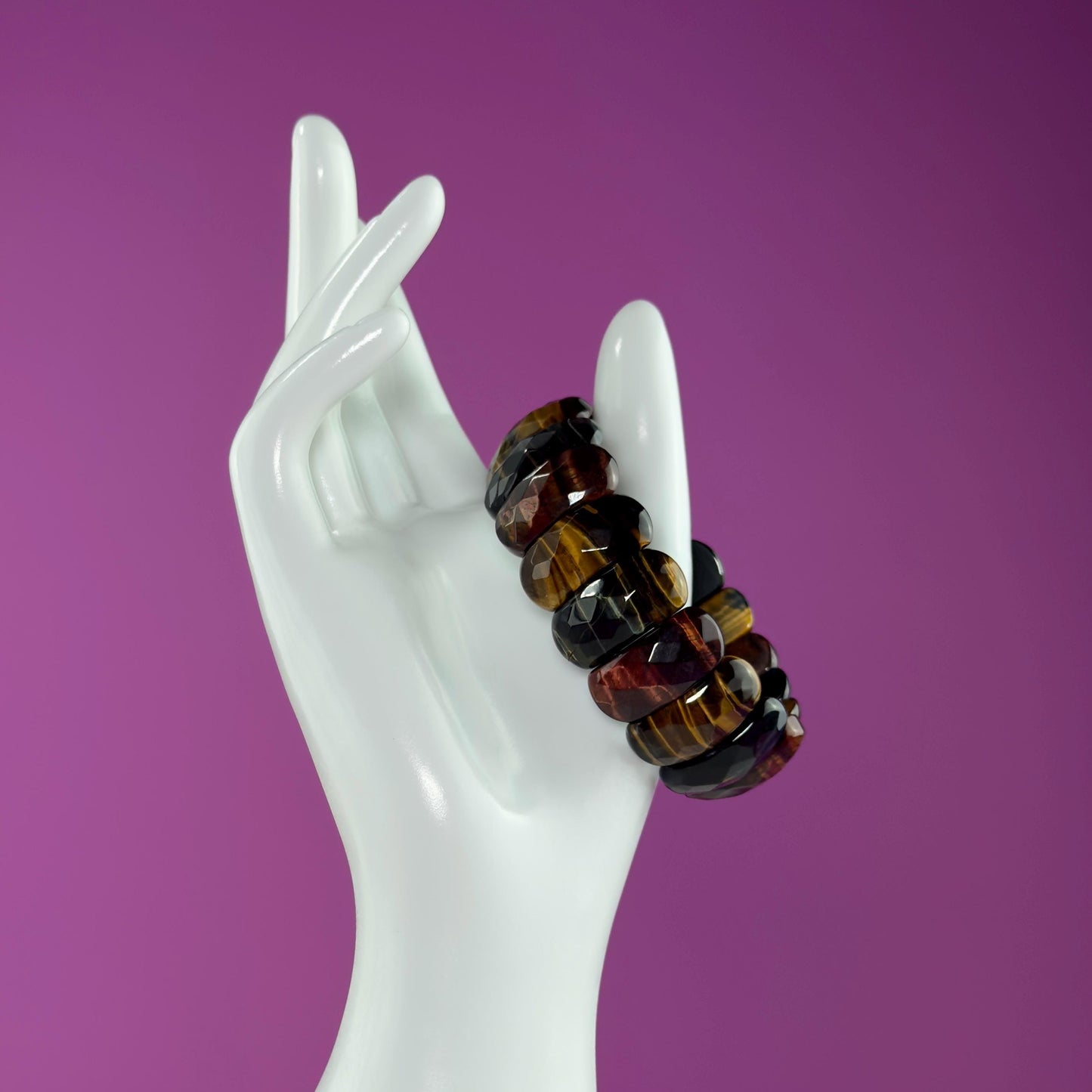 Colorful Tiger Eye Bangle