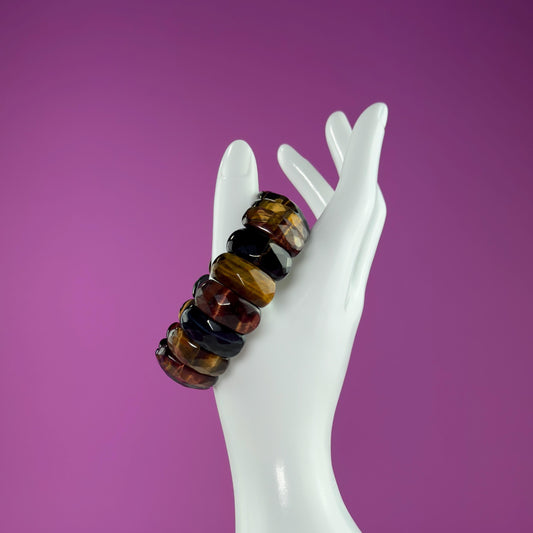 Colorful Tiger Eye Bangle