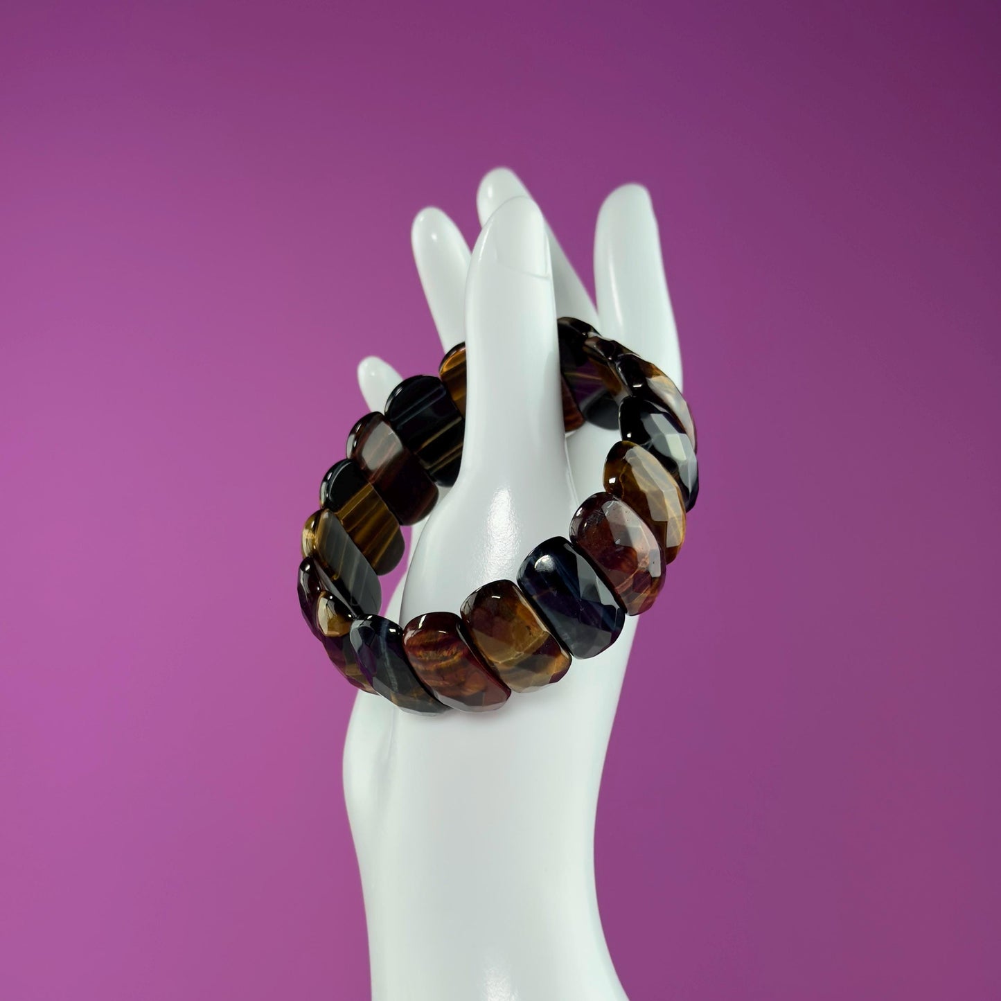 Colorful Tiger Eye Bangle