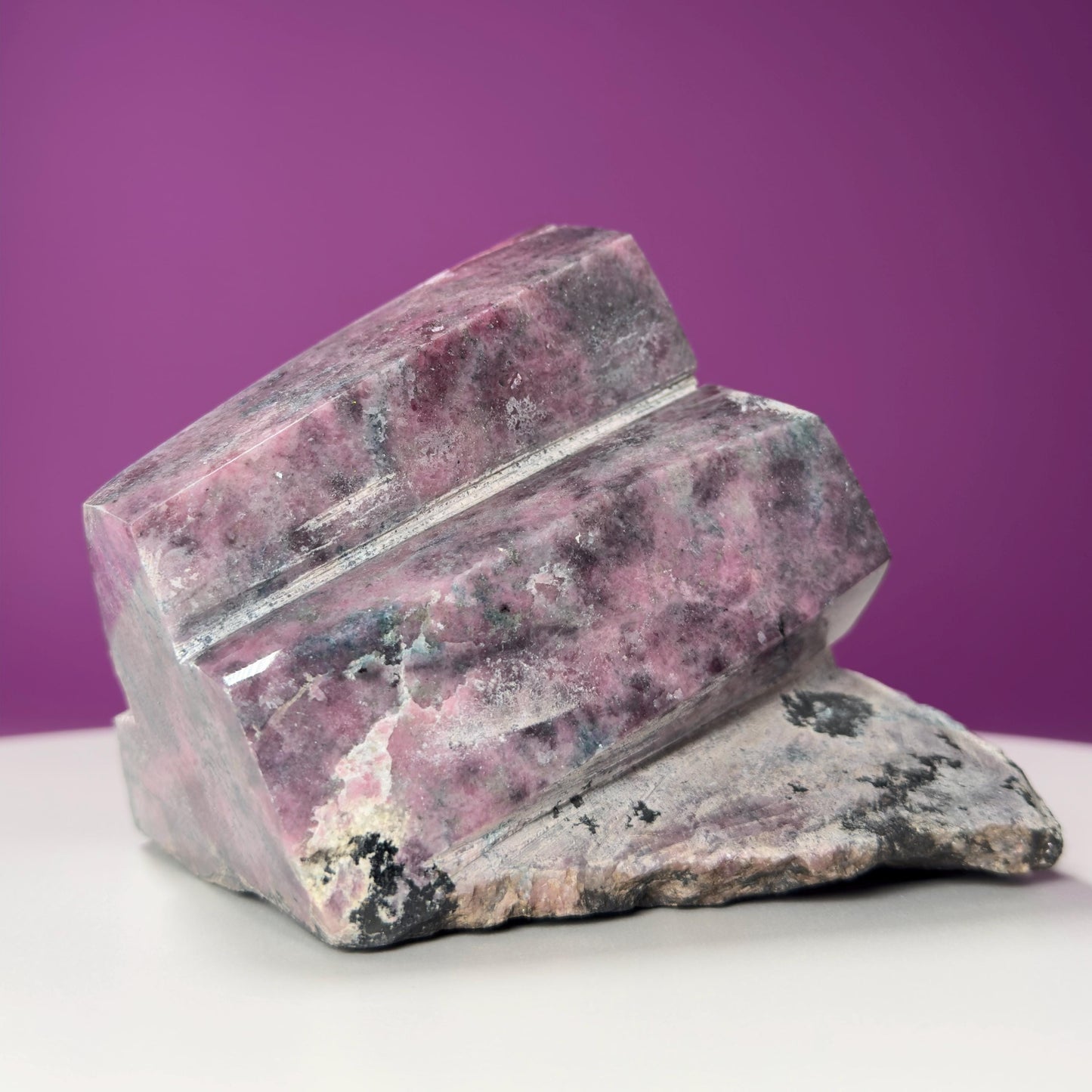 Rhodonite Beryl Specimen (Brazil), Double Beryl