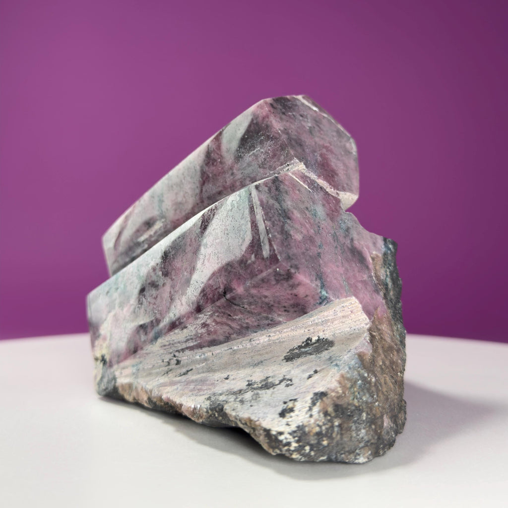 Rhodonite Beryl Specimen (Brazil), Double Beryl