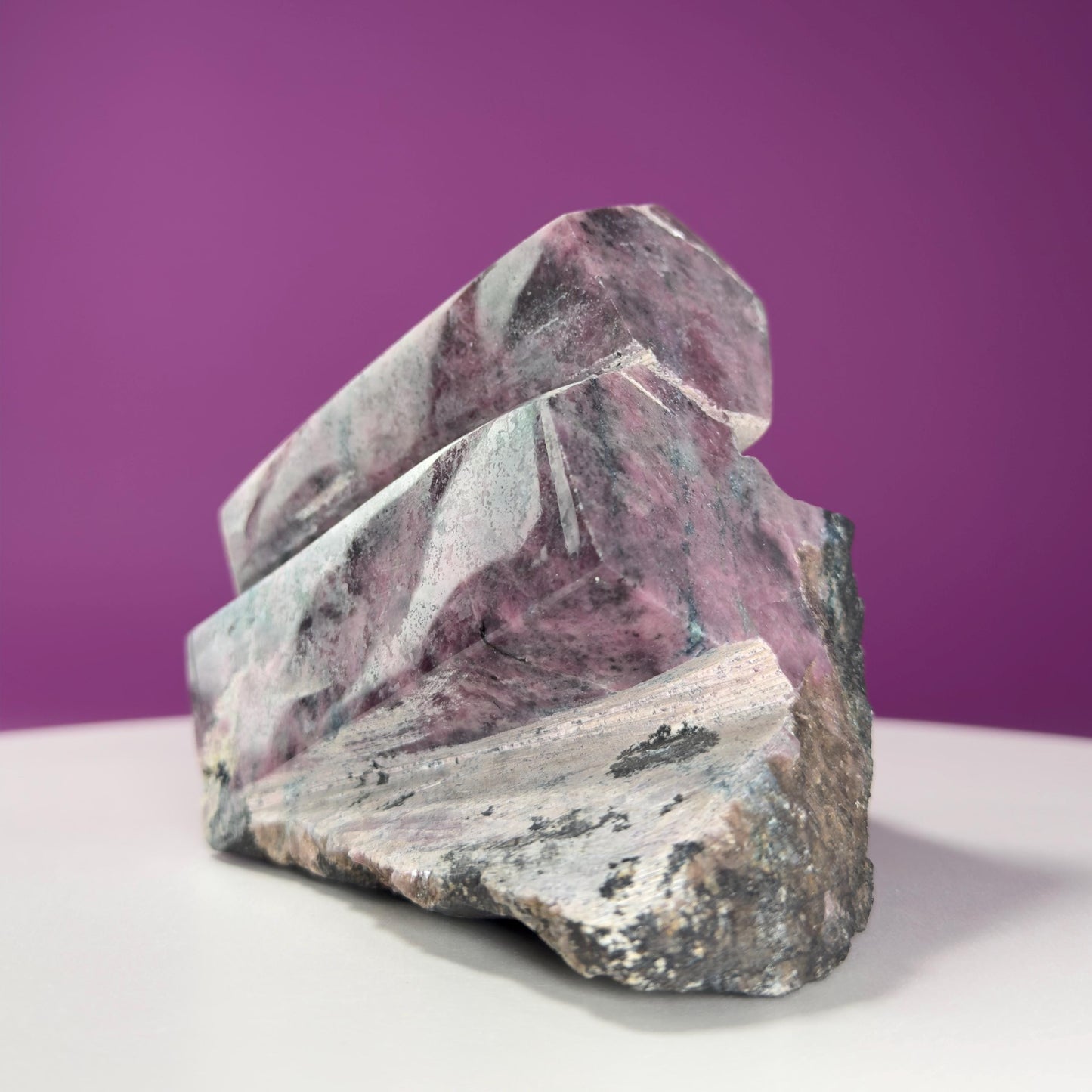 Rhodonite Beryl Specimen (Brazil), Double Beryl