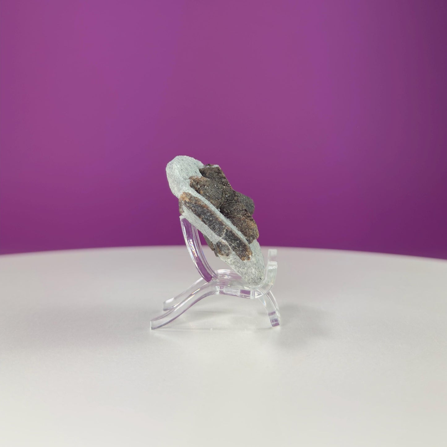 Staurolite Stone, Fairy Cross (Russia) (Includes Acrylic Stand)