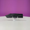 Black Tourmaline Specimen | Raw Protection Crystal for Energy Clearing (Includes Acrylic Stand)