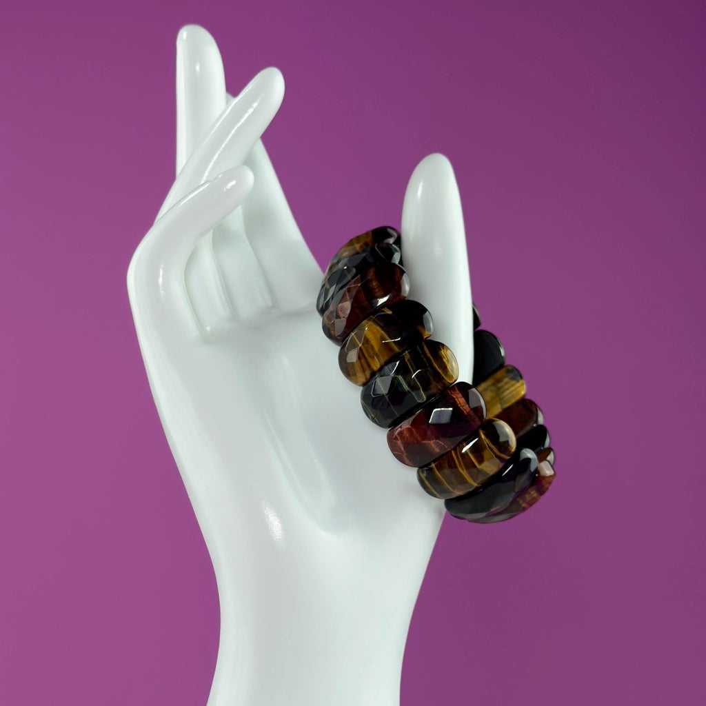 Colorful Tiger Eye Bangle