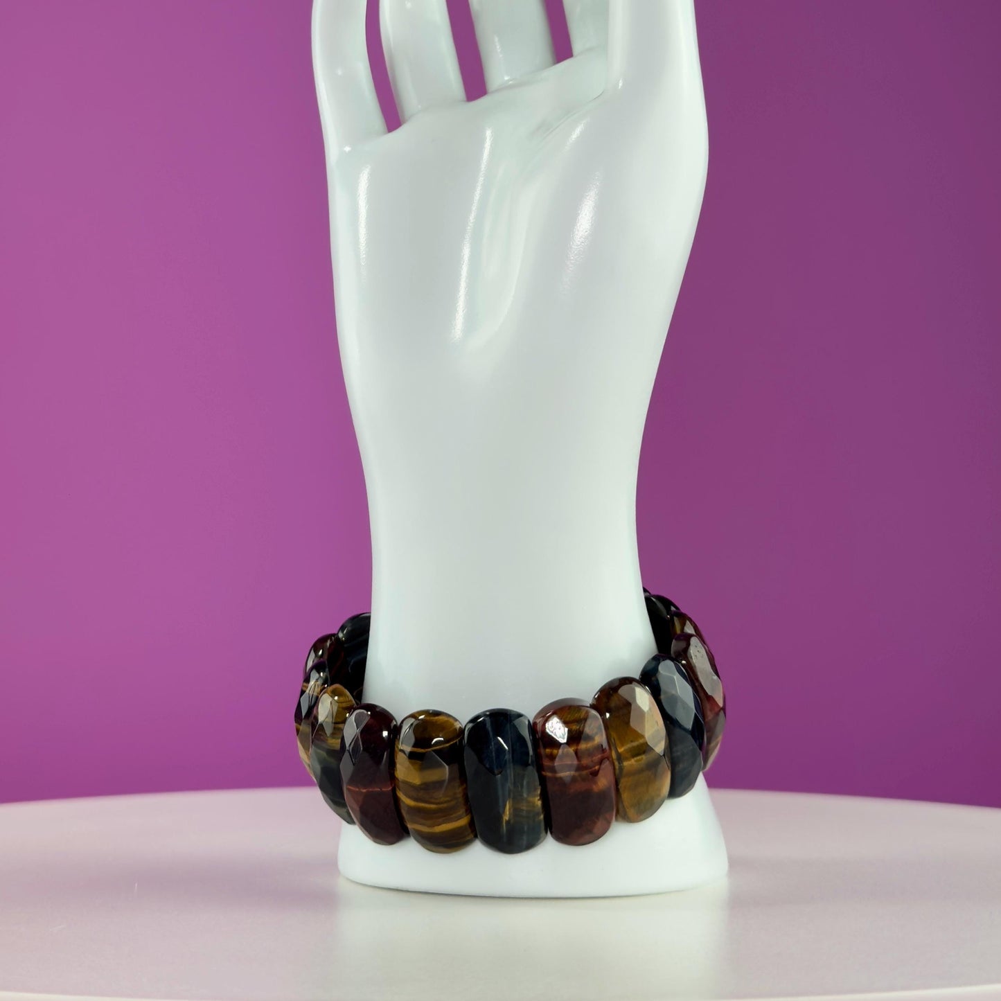 Colorful Tiger Eye Bangle
