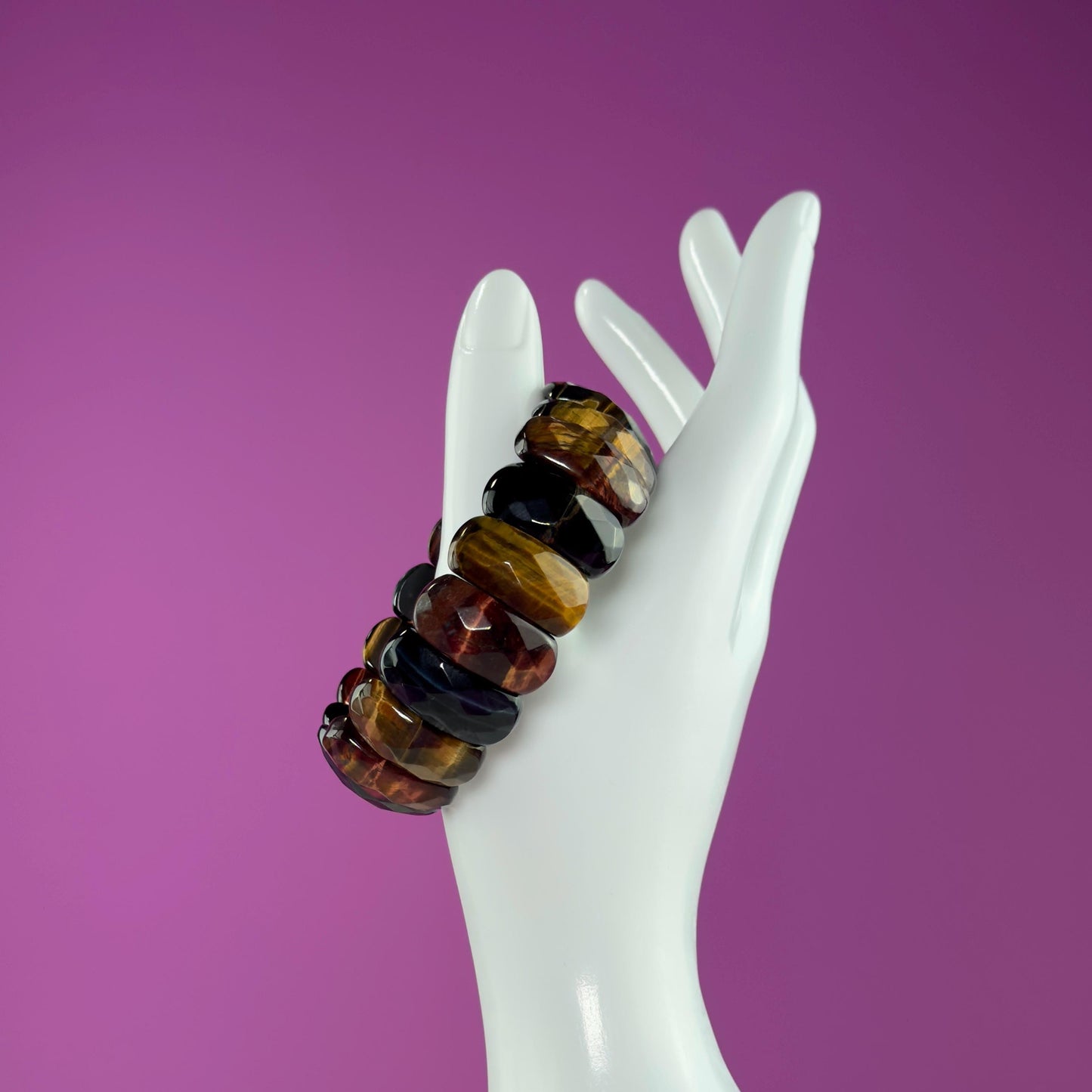 Colorful Tiger Eye Bangle