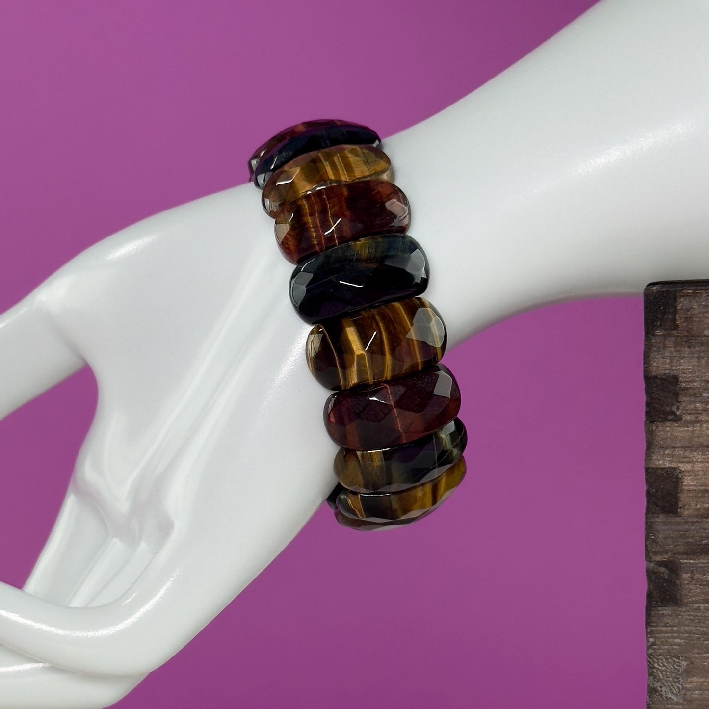 Colorful Tiger Eye Bangle