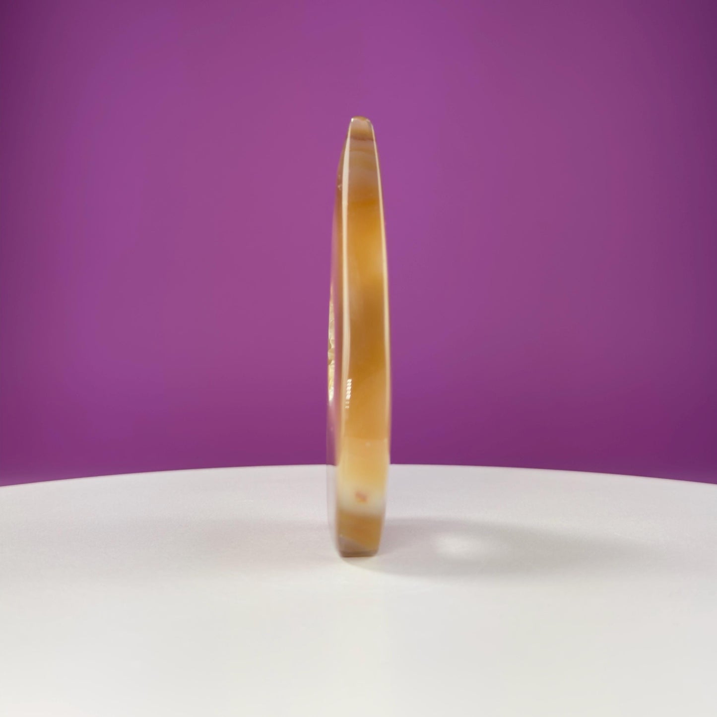 Agate Flame Carving with Portal (Brazil)