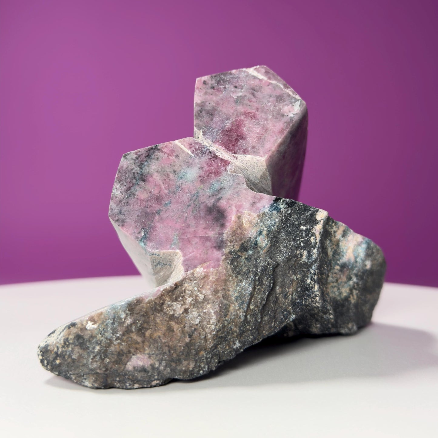 Rhodonite Beryl Specimen (Brazil), Double Beryl