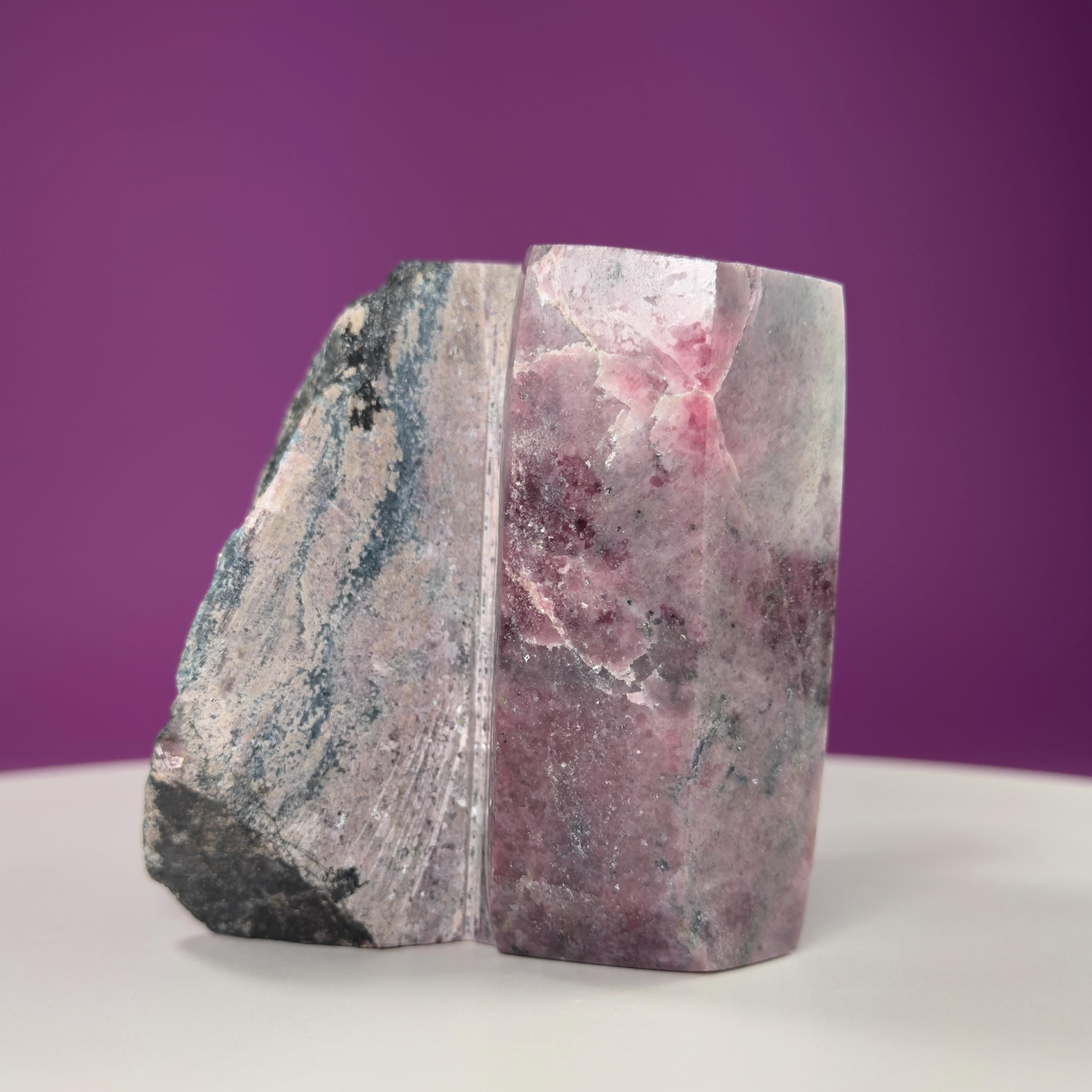 Rhodonite Beryl Specimen (Brazil), Double Beryl