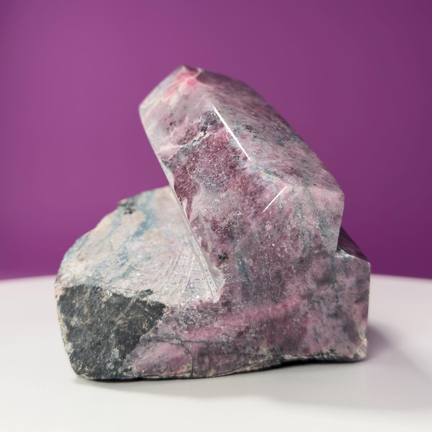 Rhodonite Beryl Specimen (Brazil), Double Beryl