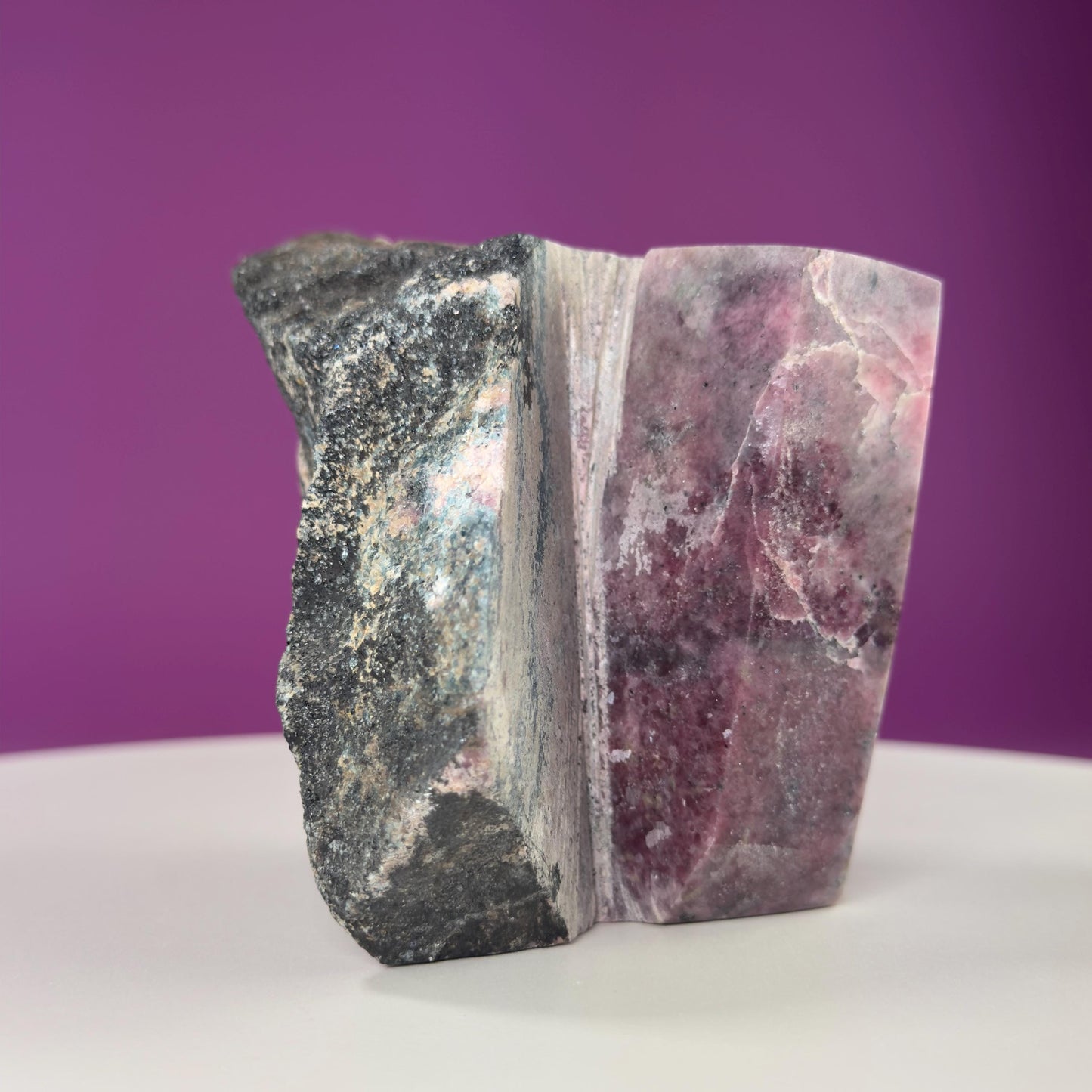 Rhodonite Beryl Specimen (Brazil), Double Beryl