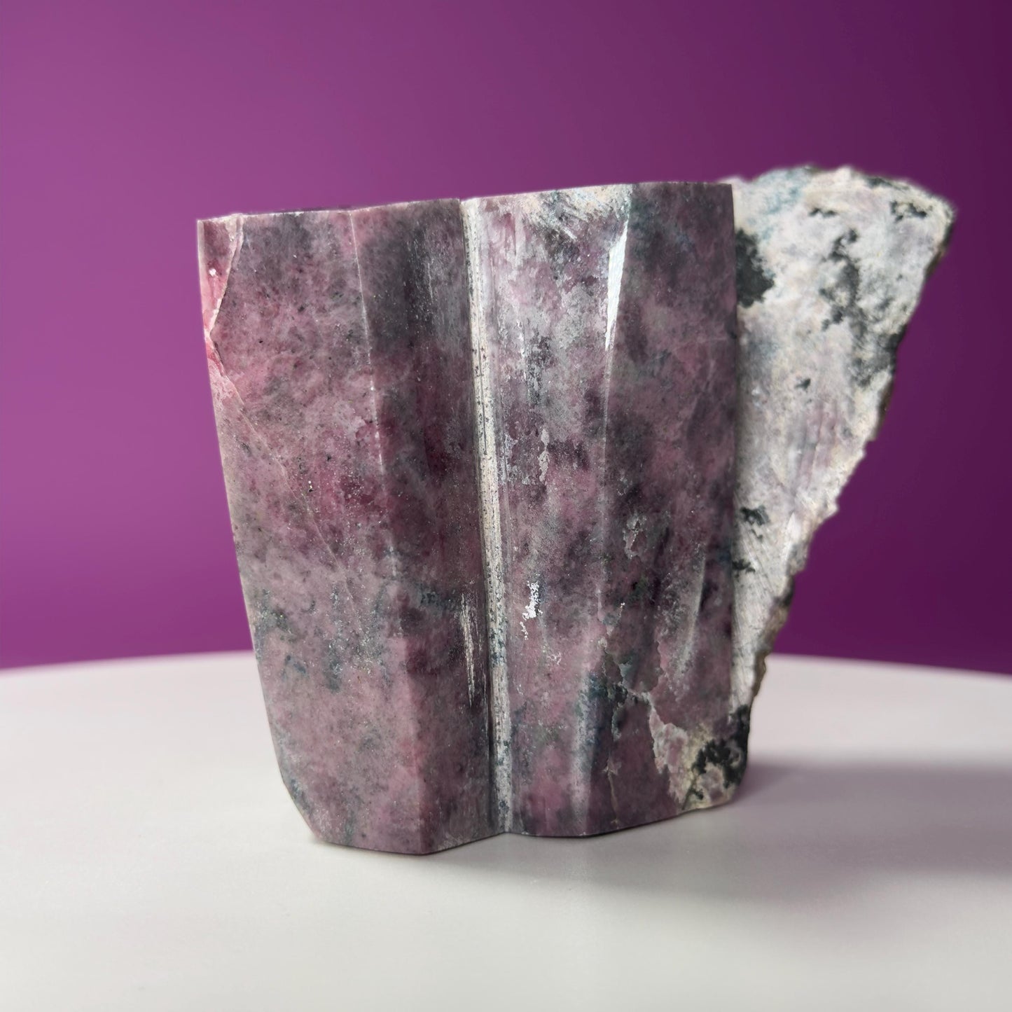 Rhodonite Beryl Specimen (Brazil), Double Beryl