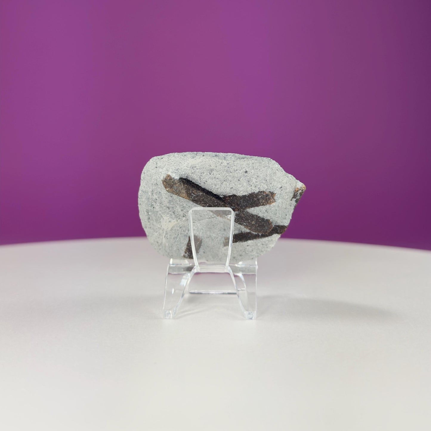 Staurolite Stone, Fairy Cross (Russia) (Includes Acrylic Stand)