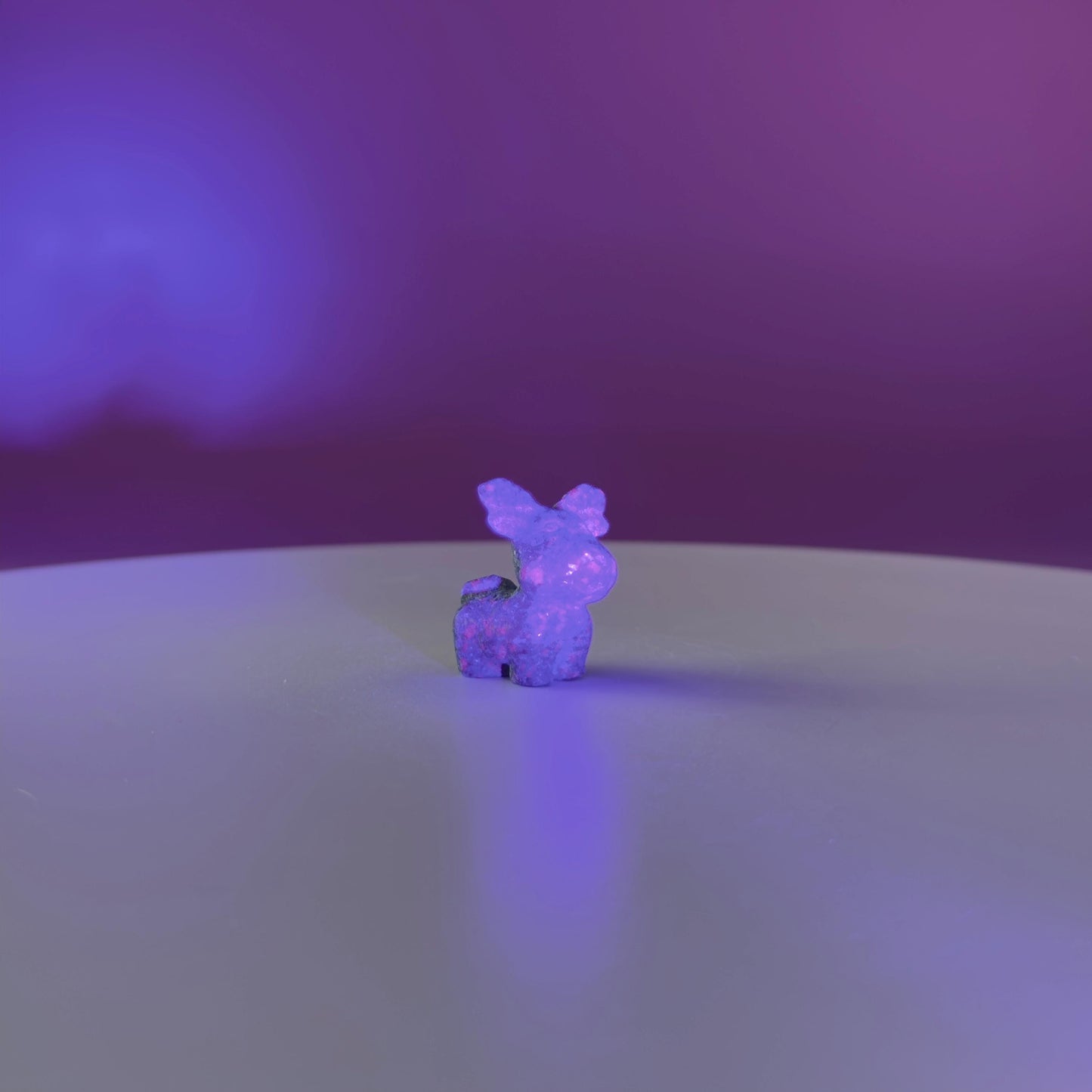 Small Mini Reindeer Crystal Carving-Choice of Stone