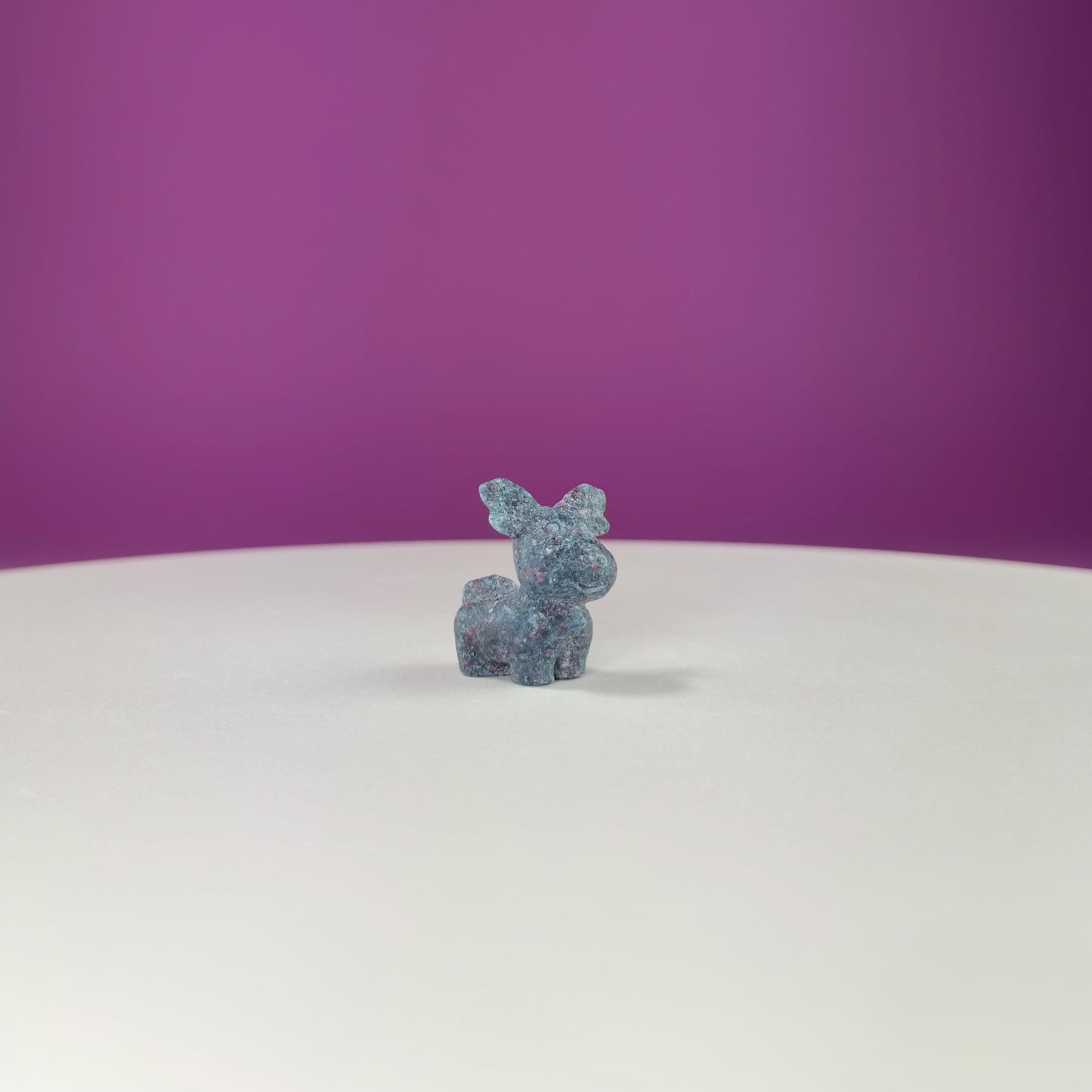 Small Mini Reindeer Crystal Carving-Choice of Stone