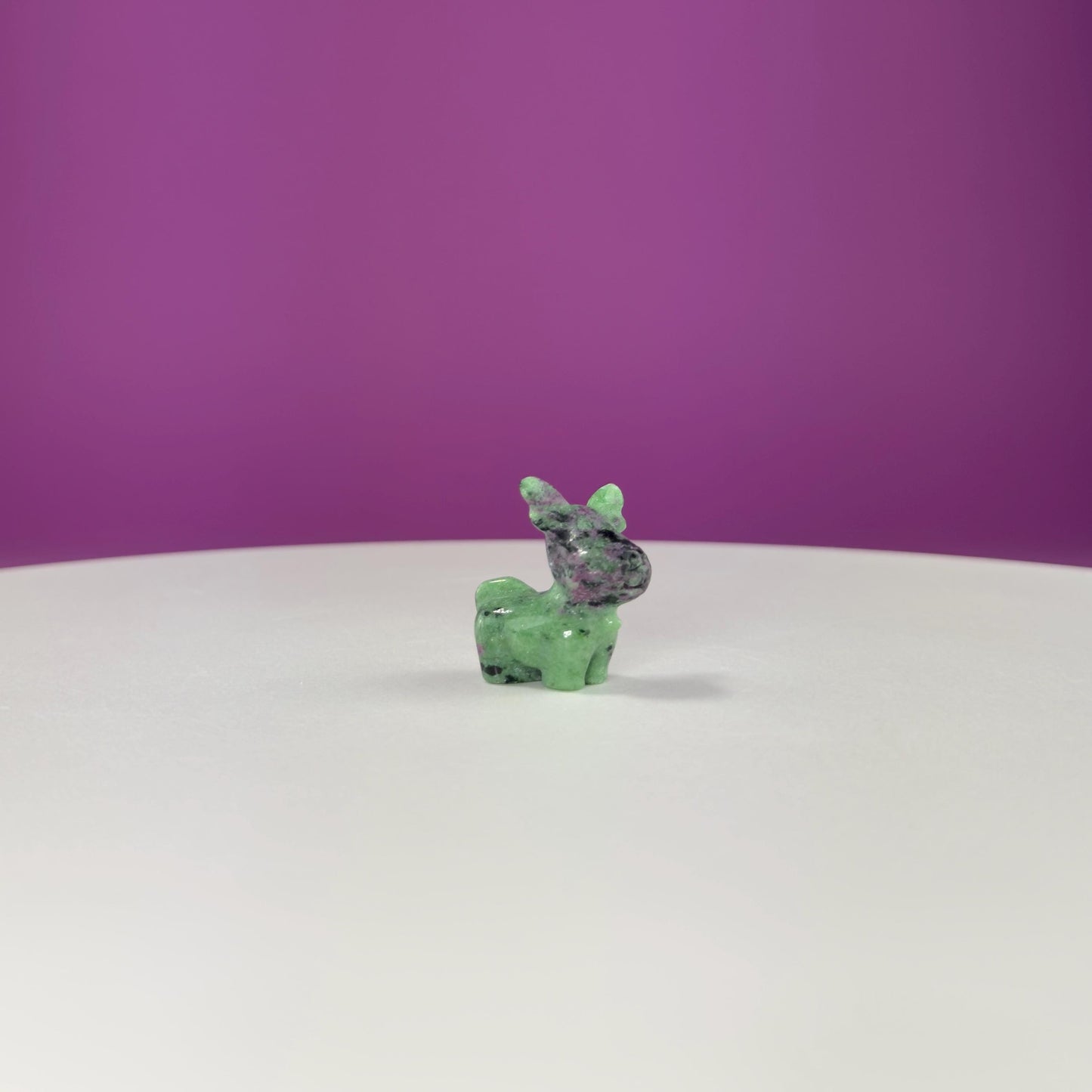 Small Mini Reindeer Crystal Carving-Choice of Stone