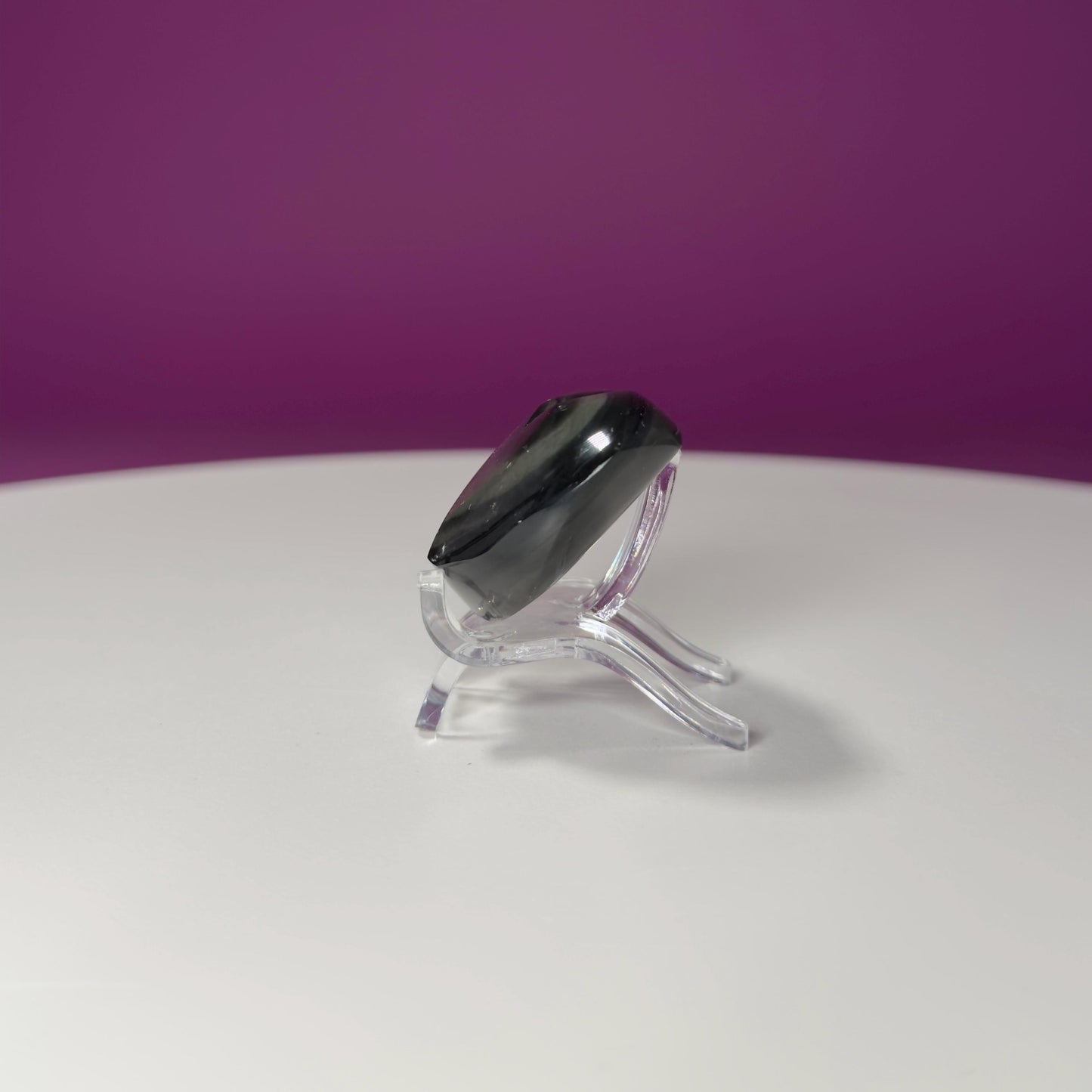 Mini Rainbow Obsidian Heart Carving (Mexico)