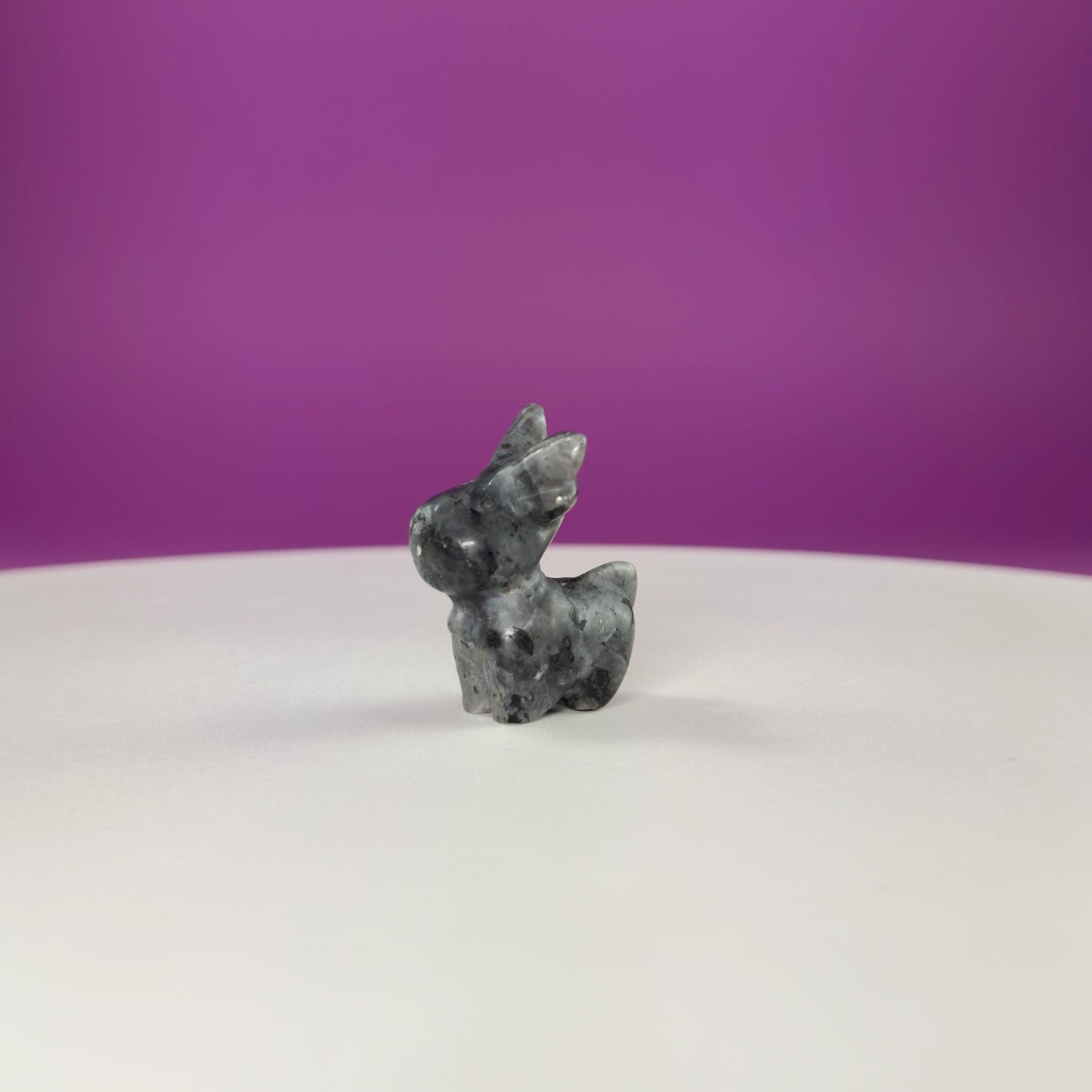 Mini Reindeer Crystal Carving-Choice of Stone, Mini Collectable