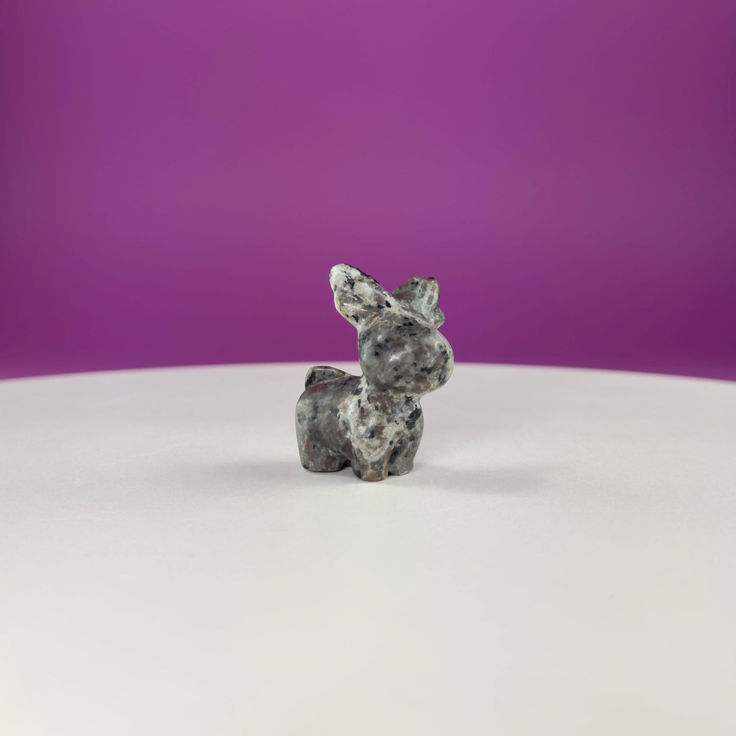 Mini Reindeer Crystal Carving-Choice of Stone, Mini Collectable