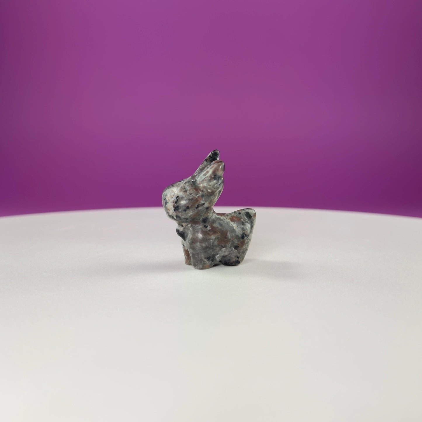 Mini Reindeer Crystal Carving-Choice of Stone, Mini Collectable