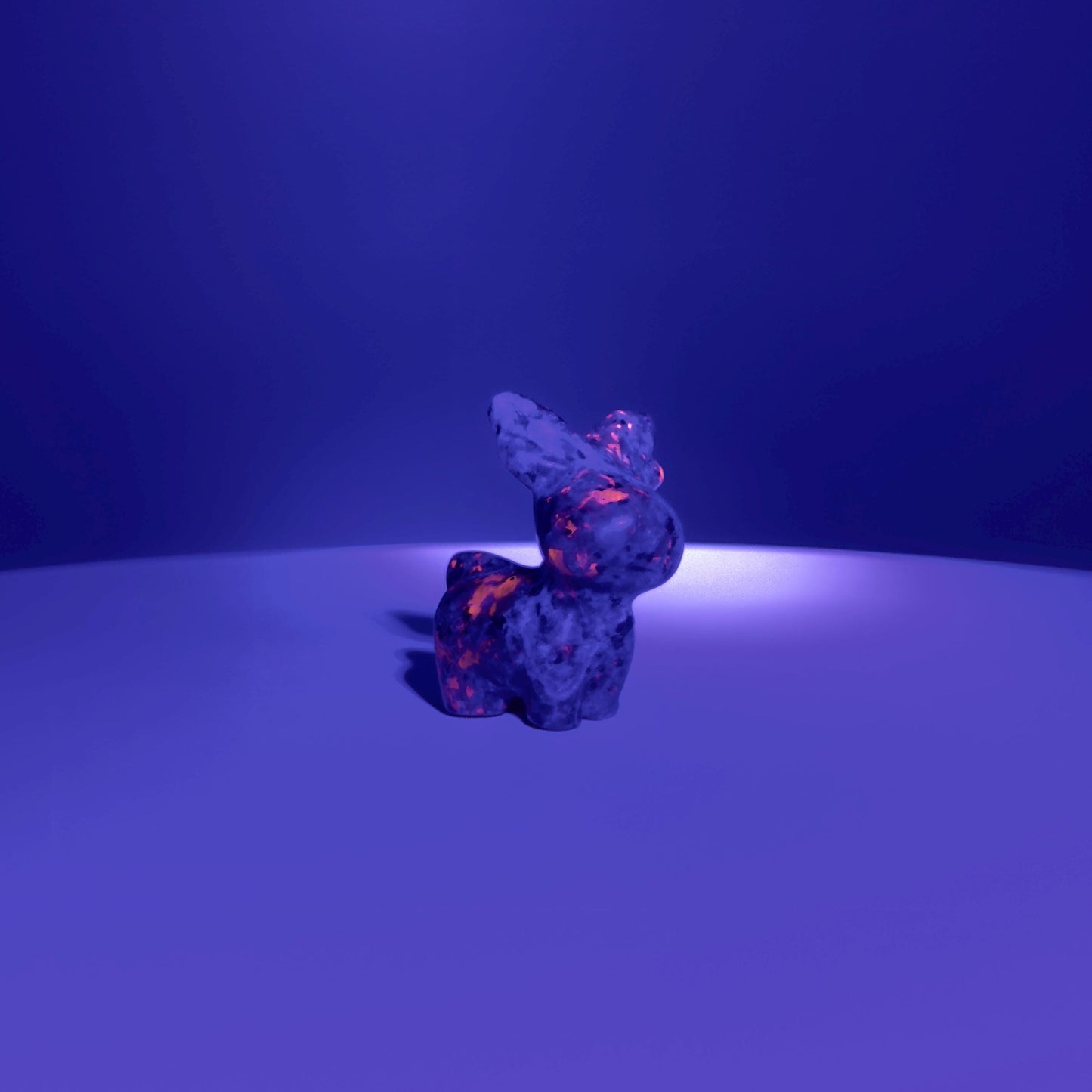 Mini Reindeer Crystal Carving-Choice of Stone, Mini Collectable